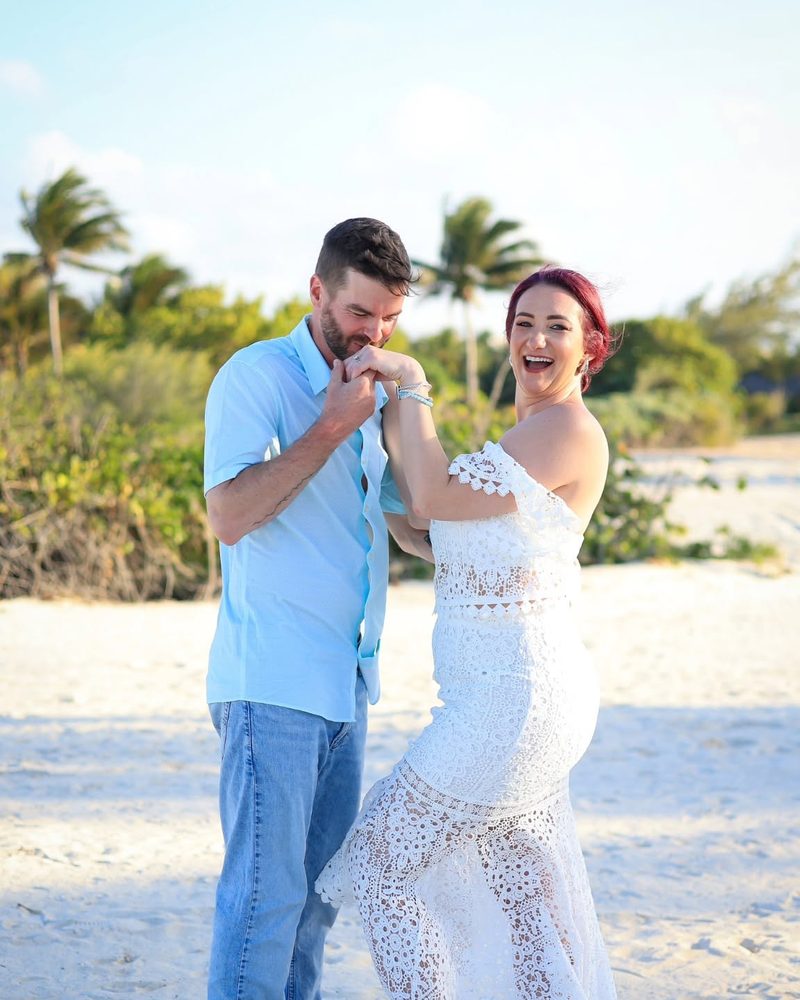 Jackie and Jered at the beach